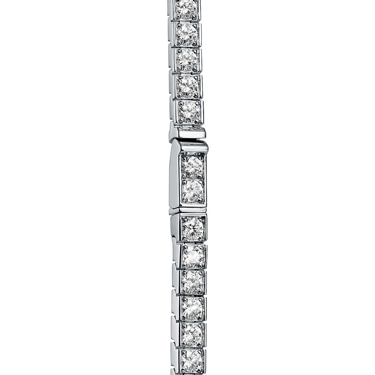 Tiffany & Co. Tiffany Edge Bypass Necklace in Platinum and Yellow Gold with Diamonds | ^ Necklaces & Pendants|Gold Jewelry