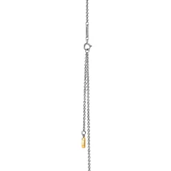 Tiffany & Co. Tiffany Edge Circle Pendant in Platinum and Yellow Gold with Diamonds, Large | ^ Necklaces & Pendants|Gold Jewelry