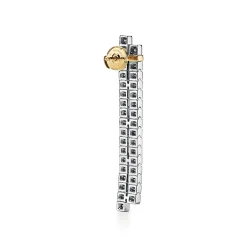 Tiffany & Co. Tiffany Edge Drop Earrings in Platinum and Yellow Gold with Diamonds | ^ Earrings|Gold Jewelry