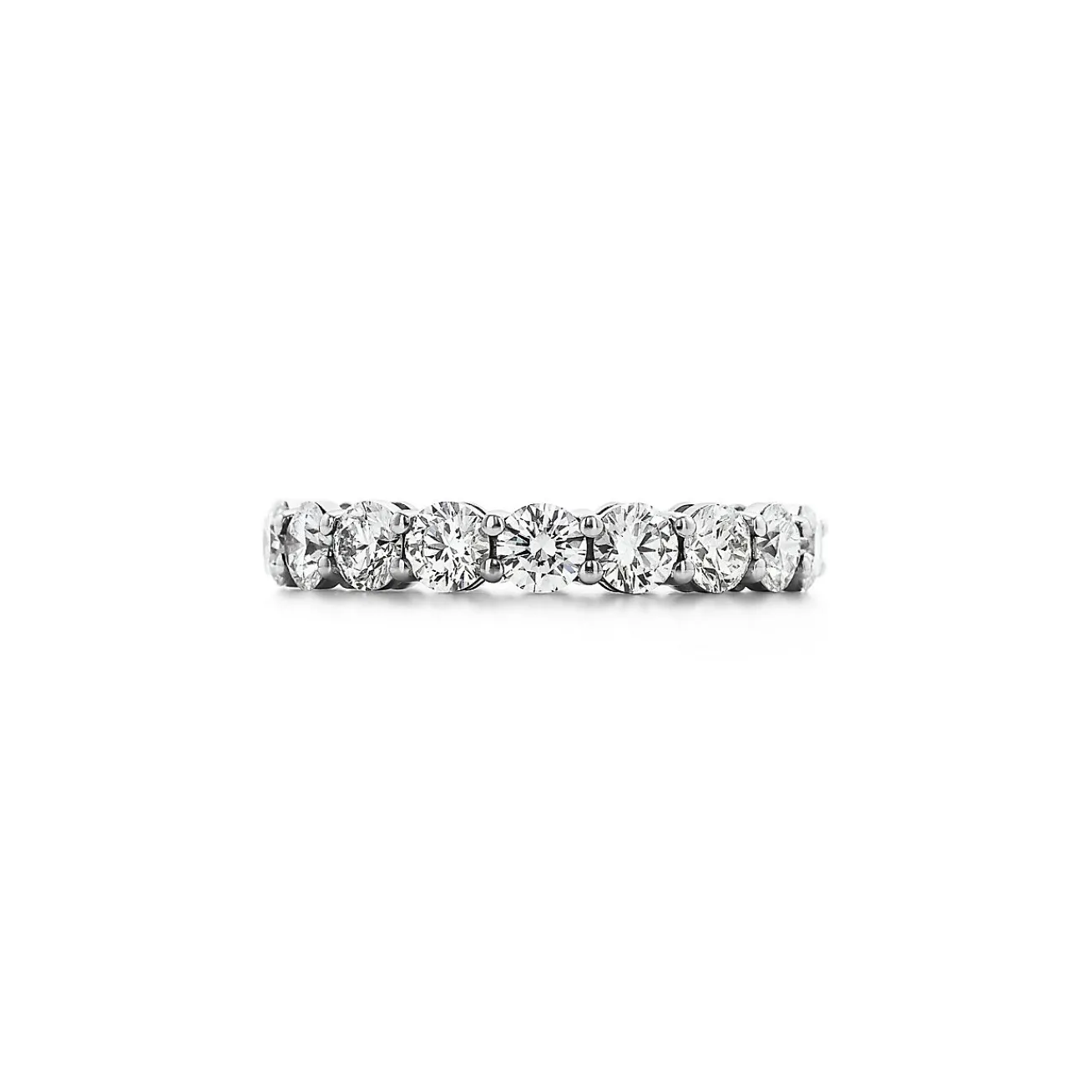Tiffany & Co. Tiffany Embrace® Platinum and Diamond Band Ring | ^Women Rings|Platinum Jewelry