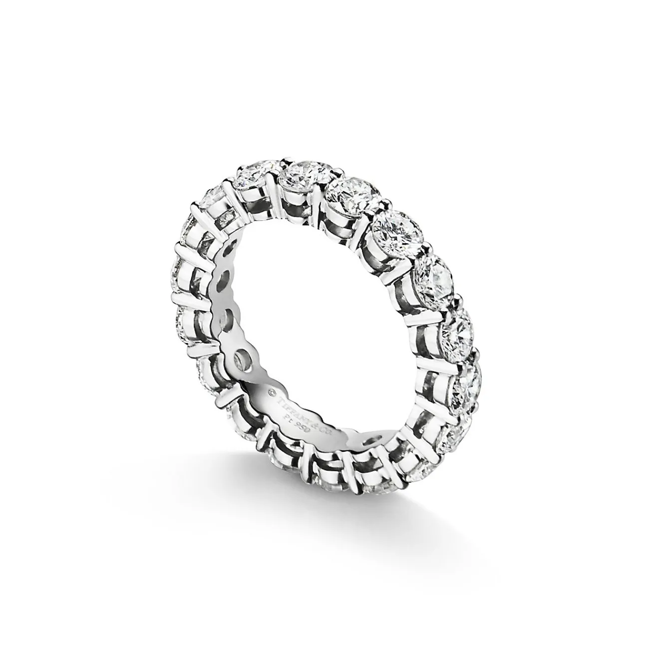 Tiffany & Co. Tiffany Embrace® Platinum and Diamond Band Ring | ^Women Rings|Platinum Jewelry