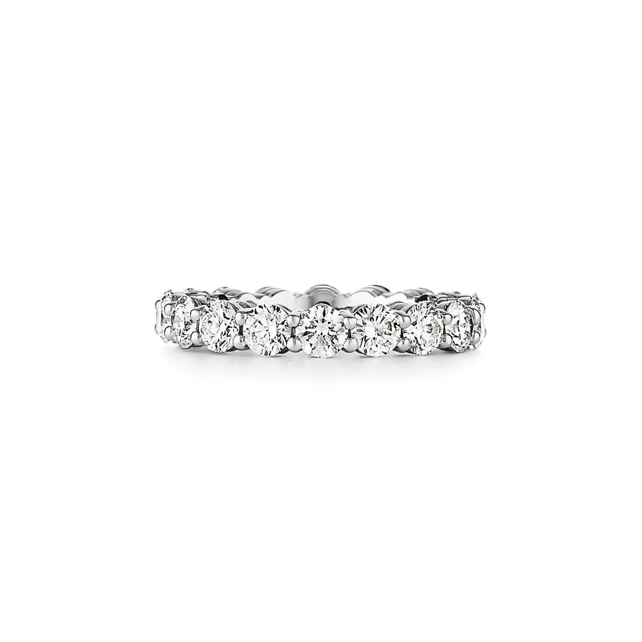 Tiffany & Co. Tiffany Embrace® Platinum and Diamond Band Ring | ^Women Rings|Platinum Jewelry