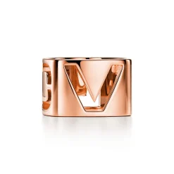 Tiffany & Co. Tiffany Era Scarf Ring in Rose Gold-plated Metal | ^Women Women's Accessories