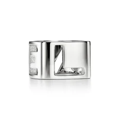 Tiffany & Co. Tiffany Era Scarf Ring in Palladium-plated Metal | ^Women Women's Accessories