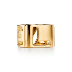 Tiffany & Co. Tiffany Era Scarf Ring in Yellow Gold-plated Metal | ^Women Women's Accessories