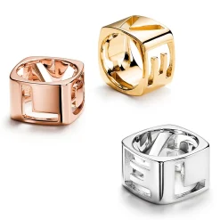 Tiffany & Co. Tiffany Era Scarf Ring in Yellow Gold-plated Metal | ^Women Women's Accessories
