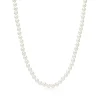 Tiffany & Co. Tiffany Essential Pearls necklace of Akoya pearls with an 18k white gold clasp. | ^ Necklaces & Pendants|Pearl Jewelry