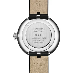 Tiffany & Co. Tiffany Eternity 28 MM Round Watch in White Gold with Sapphires and Diamonds | ^ Fine Watches