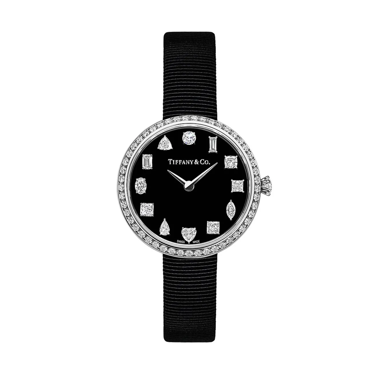 Tiffany & Co. Tiffany Eternity 32 mm Round Watch in White Gold with Diamonds | ^Women Fine Watches|Women’s Watches