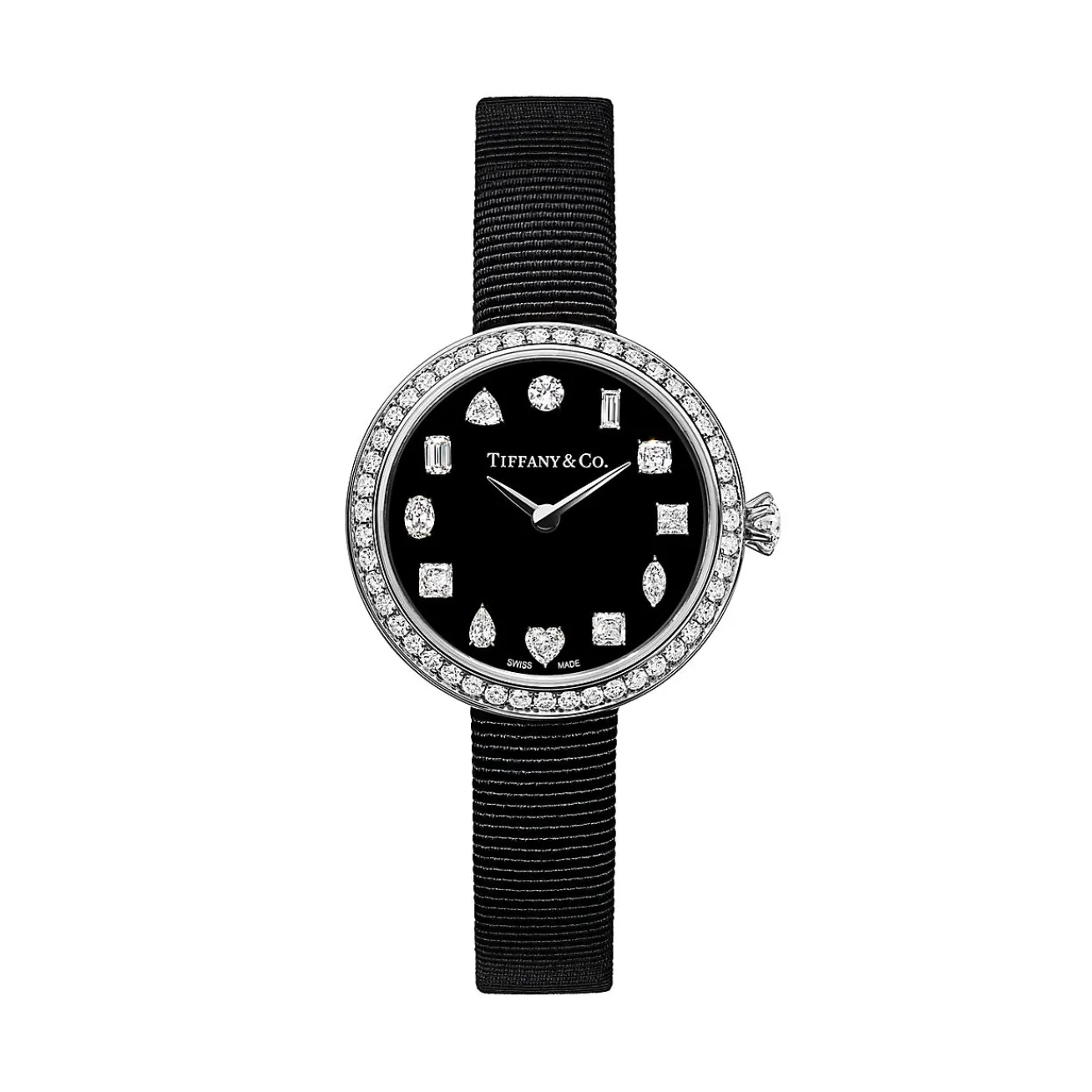 Tiffany & Co. Tiffany Eternity 28 mm Round Watch in White Gold with Diamonds | ^Women Fine Watches|Women’s Watches