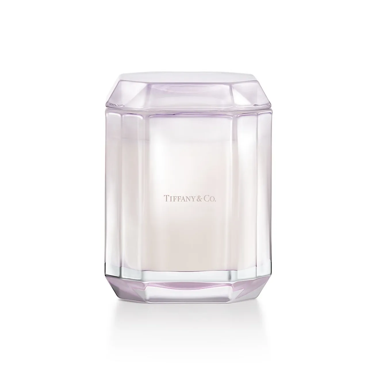 Tiffany & Co. Tiffany Facets About Love Candle in Kunzite-colored Glass | ^ Business Gifts|Decor