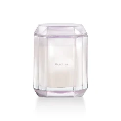 Tiffany & Co. Tiffany Facets About Love Candle in Kunzite-colored Glass | ^ Business Gifts|Decor