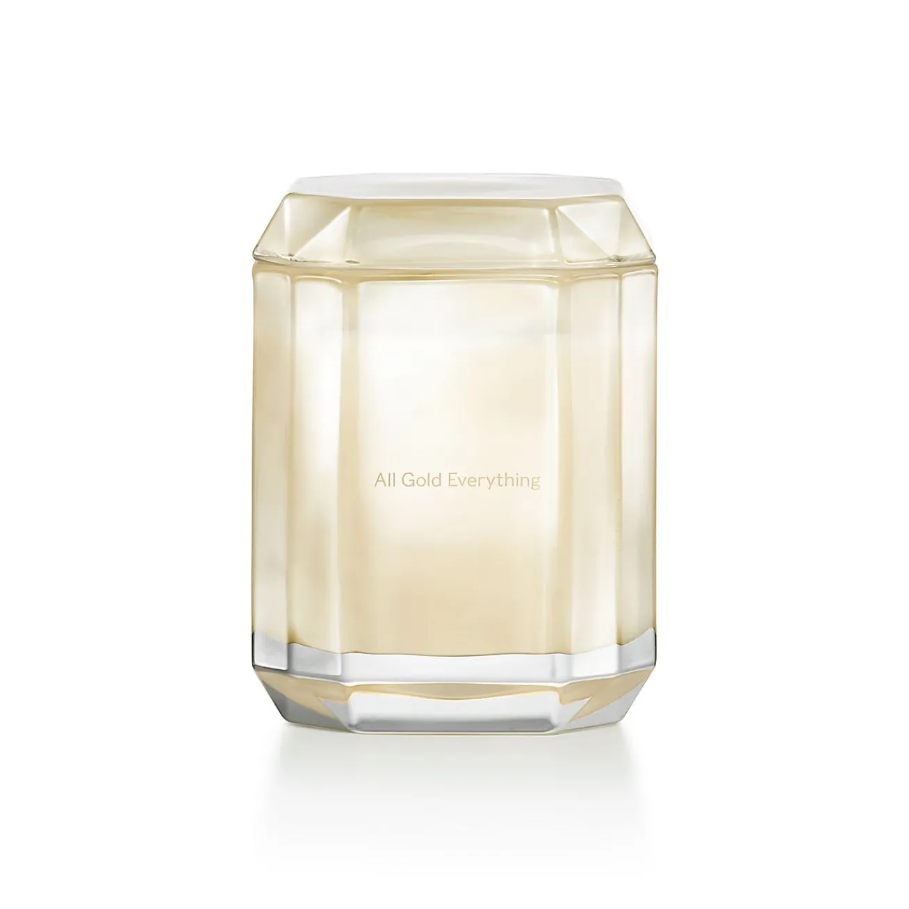 Tiffany & Co. Tiffany Facets All Gold Everything Candle in Yellow Diamond-colored Glass | ^ The Home|Housewarming Gifts