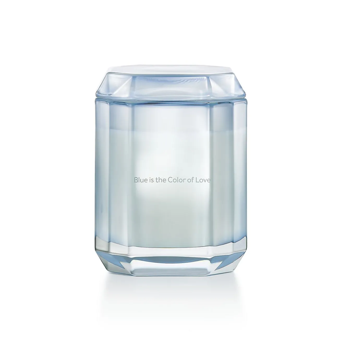 Tiffany & Co. Tiffany Facets Blue is the Color of Love Candle in Tanzanite-colored Glass | ^ The Home|Housewarming Gifts