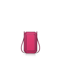 Tiffany & Co. Tiffany Facets Crossbody Phone Case in Fuchsia Red Intarsia Leather | ^Women Small Leather Goods|Women's Accessories
