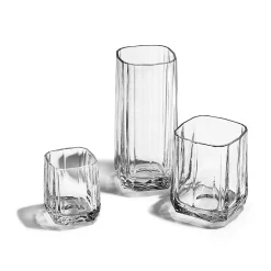 Tiffany & Co. Tiffany Facets Double Old-fashioned Glass in Crystal Glass | ^ The Home|Housewarming Gifts
