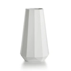 Tiffany & Co. Tiffany Facets Large Tapered Vase in Bone China | ^ Decor