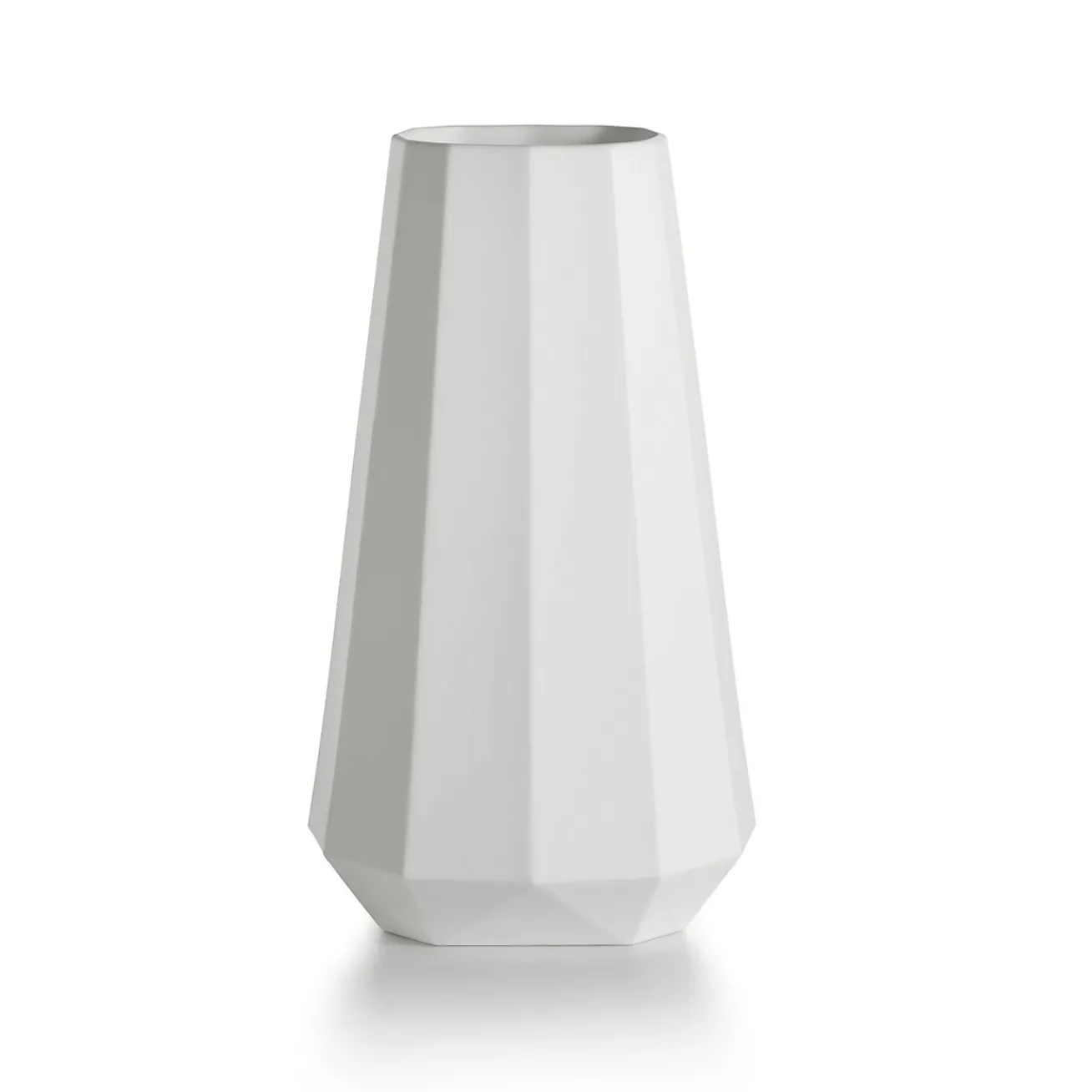 Tiffany & Co. Tiffany Facets Large Tapered Vase in Bone China | ^ Decor