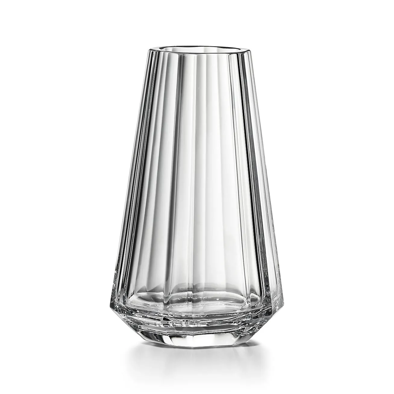 Tiffany & Co. Tiffany Facets Large Tapered Vase in Lead Crystal Glass | ^ The Home|Housewarming Gifts