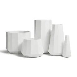 Tiffany & Co. Tiffany Facets Medium Tapered Vase in Bone China | ^ The Home|Housewarming Gifts
