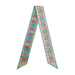 Tiffany & Co. Tiffany Facets Ribbon Scarf in Multicolored Silk | ^Women Scarves & Stoles|Women's Accessories