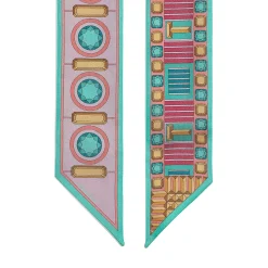 Tiffany & Co. Tiffany Facets Ribbon Scarf in Multicolored Silk | ^Women Scarves & Stoles|Women's Accessories