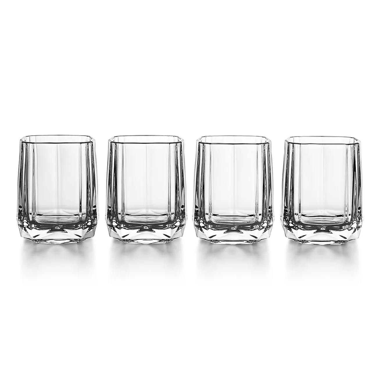 Tiffany & Co. Tiffany Facets Shot Glasses Set of Four, in Crystal Glass | ^ The Home|Housewarming Gifts