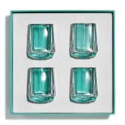 Tiffany & Co. Tiffany Facets Shot Glasses Set of Four, in Crystal Glass | ^ The Home|Housewarming Gifts