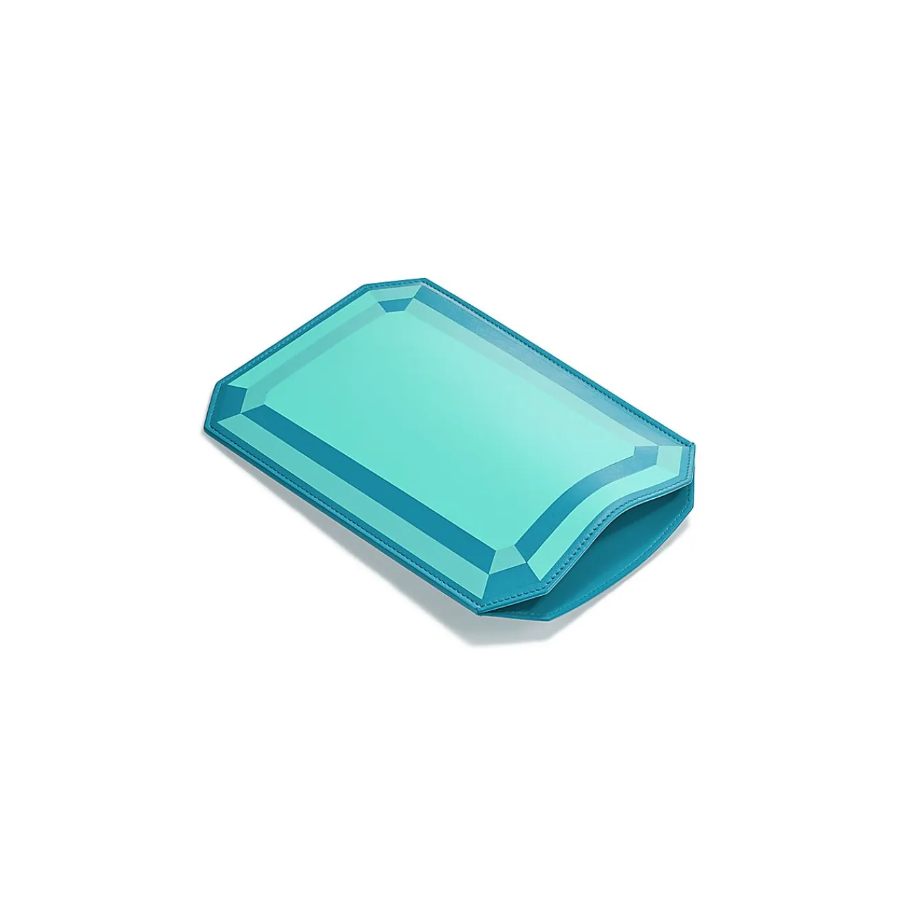 Tiffany & Co. Tiffany Facets Small Tablet Case in Tiffany Blue® Intarsia Leather | ^Women Online Exclusives|Tiffany Blue® Gifts