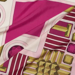 Tiffany & Co. Tiffany Facets Stole in Fuchsia Cashmere and Silk | ^Women Scarves & Stoles|Women's Accessories