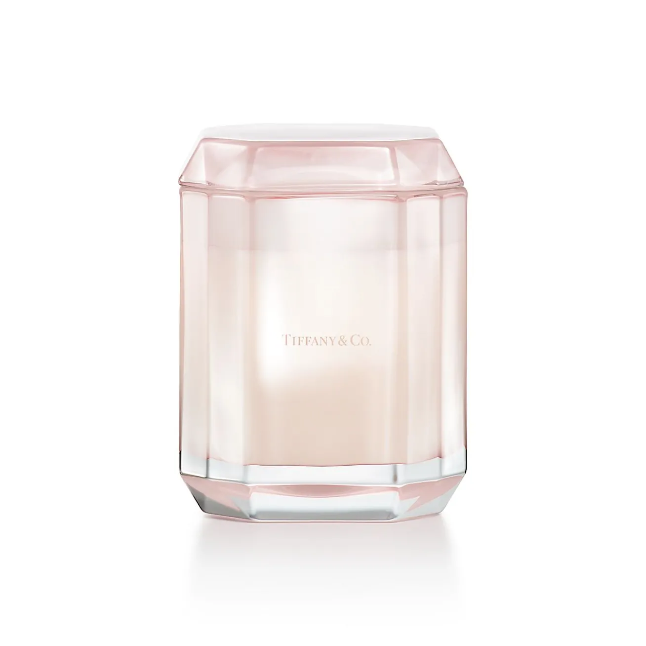 Tiffany & Co. Tiffany Facets 57th & Fifth Candle in Morganite-colored Glass | ^ The Home|Housewarming Gifts