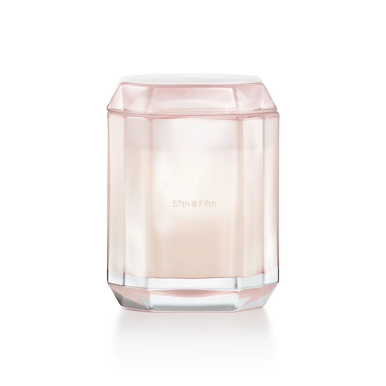 Tiffany & Co. Tiffany Facets 57th & Fifth Candle in Morganite-colored Glass | ^ The Home|Housewarming Gifts