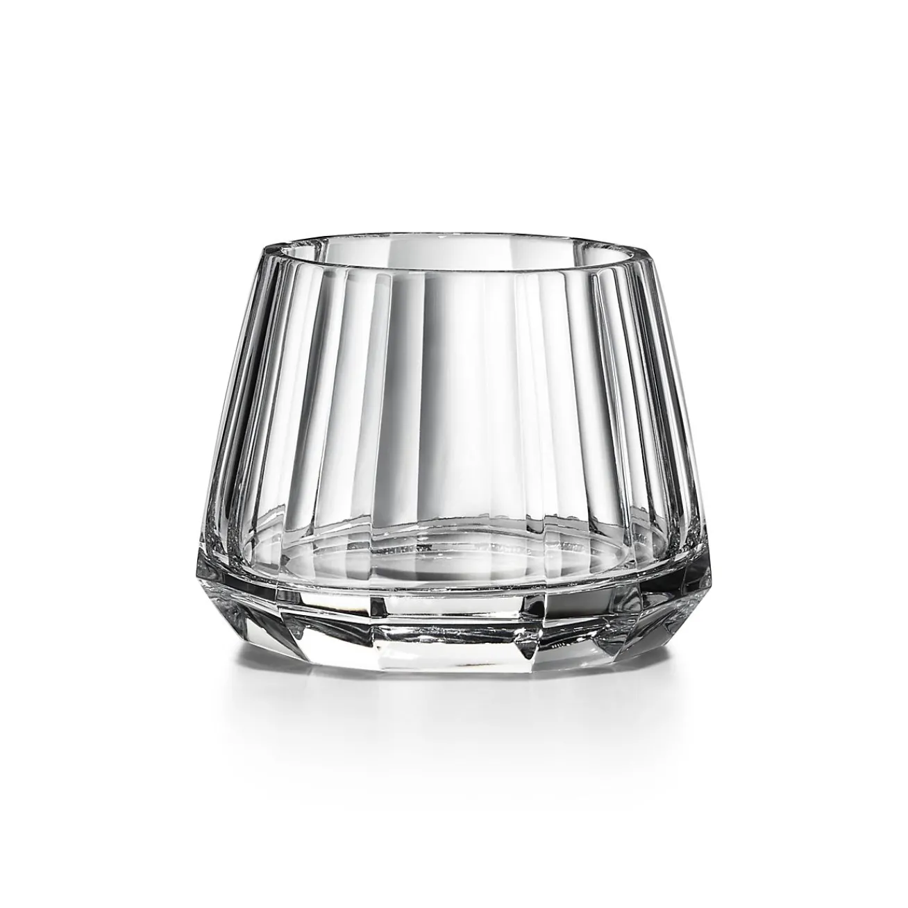 Tiffany & Co. Tiffany Facets Wide Tapered Vase in Lead Crystal Glass | ^ The Home|Housewarming Gifts