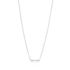 Tiffany & Co. Tiffany Fleur de Lis key bar pendant in platinum with diamonds. | ^ Necklaces & Pendants|Gifts for Her