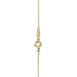 Tiffany & Co. Tiffany Fleur de Lis key bar pendant in 18k gold with diamonds. | ^ Necklaces & Pendants|Gold Jewelry