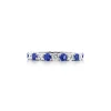 Tiffany & Co. Tiffany Forever Band Ring in Platinum with a Full Circle of Sapphires & Diamonds | ^Women Rings|Platinum Jewelry