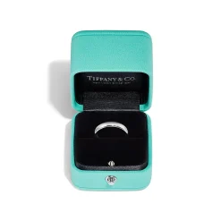 Tiffany & Co. Tiffany Forever Wedding Band Ring in Platinum, 4 mm Wide | ^Women Rings|Platinum Jewelry