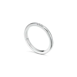 Tiffany & Co. Tiffany Forever Wedding Band Ring in Platinum with Diamonds, 2 mm Wide | ^Women Rings|Platinum Jewelry