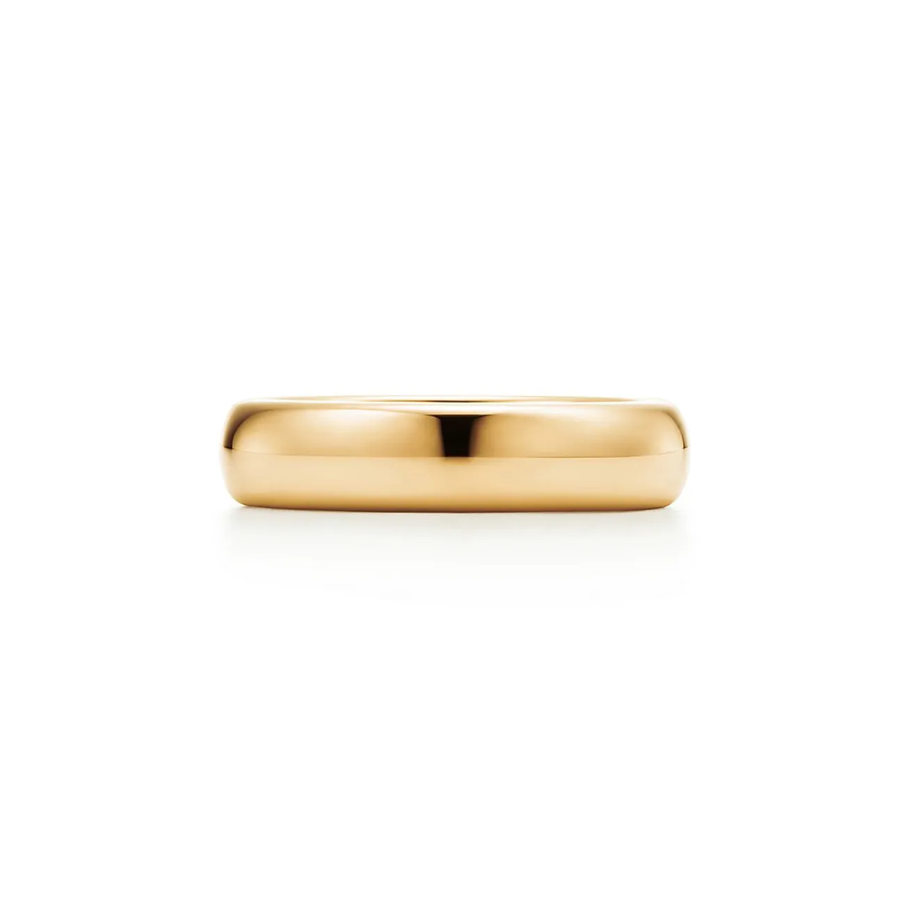 Tiffany & Co. Tiffany Forever Wedding Band Ring in Yellow Gold, 4.5 mm Wide | ^Women Rings|Gold Jewelry