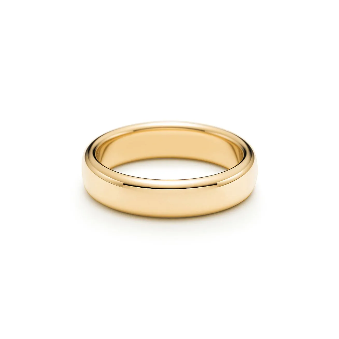 Tiffany & Co. Tiffany Forever Wedding Band Ring in Yellow Gold, 4.5 mm Wide | ^Women Rings|Gold Jewelry