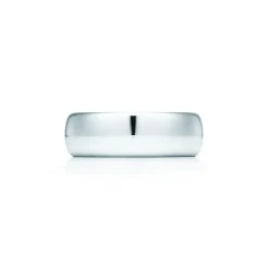Tiffany & Co. Tiffany Forever Wedding Band Ring in Platinum, 6 mm Wide | ^ Rings|Men's Jewelry