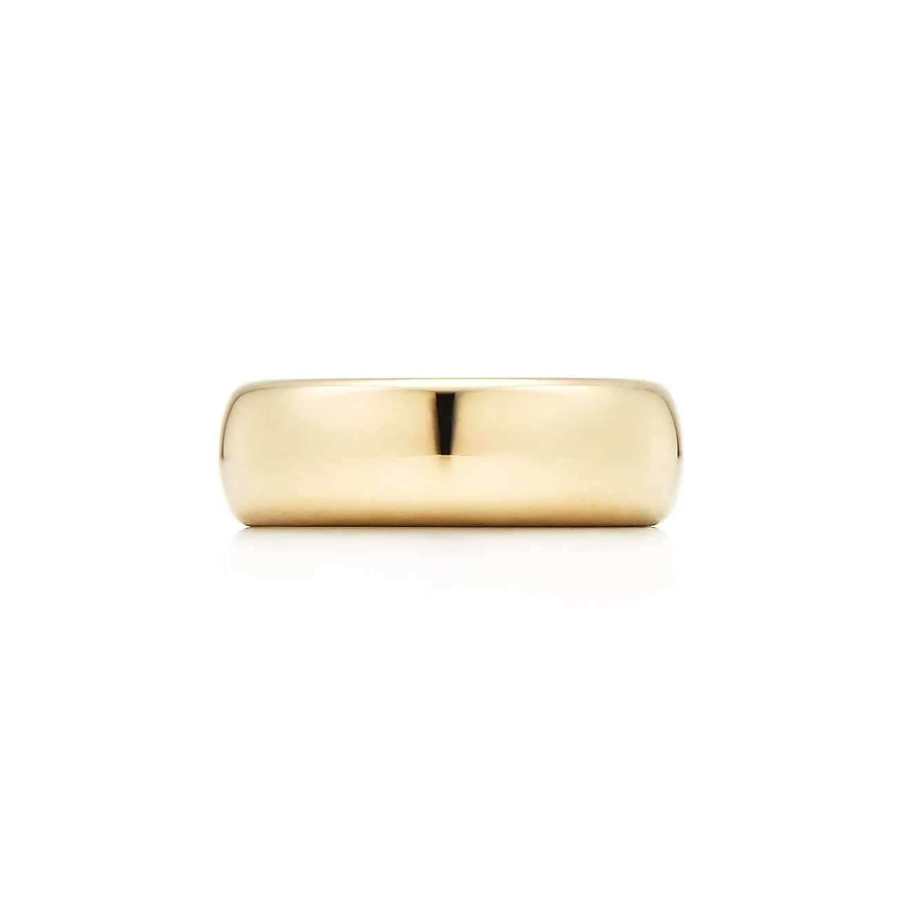 Tiffany & Co. Tiffany Forever Wedding Band Ring in Yellow Gold, 6 mm Wide | ^ Rings|Men's Jewelry