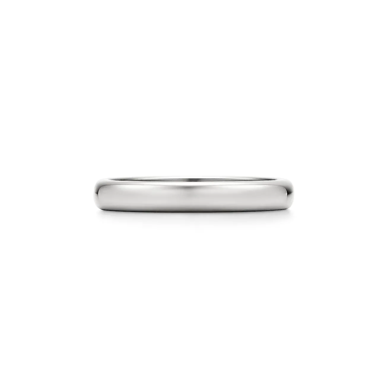 Tiffany & Co. Tiffany Forever Wedding Band Ring in Platinum, 3 mm Wide | ^Women Rings|Platinum Jewelry