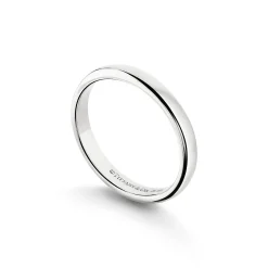 Tiffany & Co. Tiffany Forever Wedding Band Ring in Platinum, 3 mm Wide | ^Women Rings|Platinum Jewelry