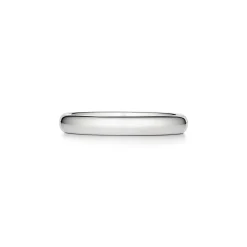 Tiffany & Co. Tiffany Forever Wedding Band Ring in Platinum, 3 mm Wide | ^Women Rings|Platinum Jewelry
