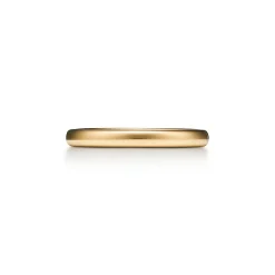 Tiffany & Co. Tiffany Forever Wedding Band Ring in Yellow Gold, 2.5 mm Wide | ^Women Rings|Gold Jewelry