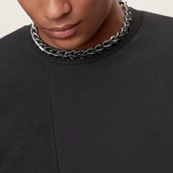 Tiffany & Co. Tiffany Forge Large Link Necklace in Blackened Sterling Silver | ^ Necklaces & Pendants|Men's Jewelry