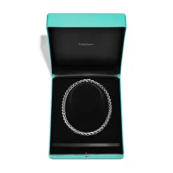 Tiffany & Co. Tiffany Forge Medium Link Necklace in High- polished Sterling Silver | ^ Necklaces & Pendants|Men's Jewelry