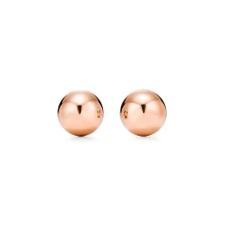 Tiffany & Co. Tiffany HardWear Ball Earrings in Rose Gold, 8 mm | ^ Earrings|Rose Gold Jewelry
