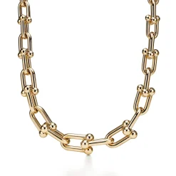 Tiffany & Co. Tiffany HardWear Bold Graduated Link Necklace in Yellow Gold | ^ Necklaces & Pendants|Gold Jewelry